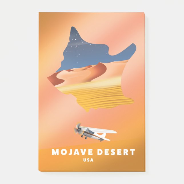 Notas Post-it® Mapa de Mojave Desert USA (Anverso)
