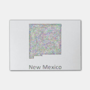 Notas Post-it® Mapa de New México