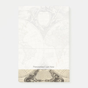 Notas Post-it® Mapa del mundo 8