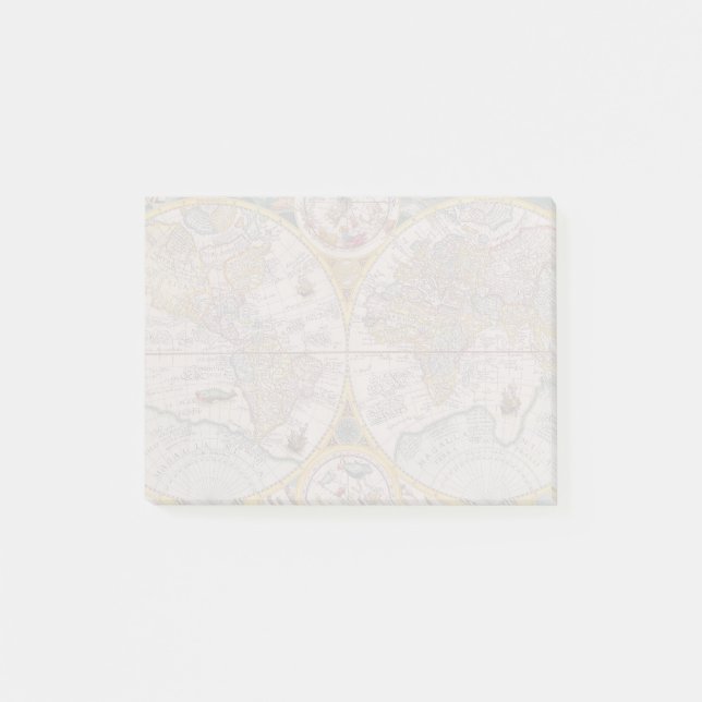 Notas Post-it® Mapa del mundo medieval a partir de 1525 (Anverso)