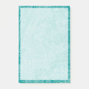 Notas Post-it® Mapa gráfico de Nueva York