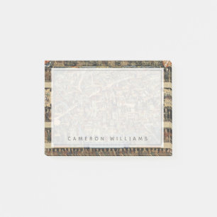 Notas Post-it® Mapa ilustrado de Cambridge, Inglaterra