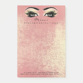 Notas Post-it® Maquillaje Ojos Lámpara Nombre De Peach Teléfono W