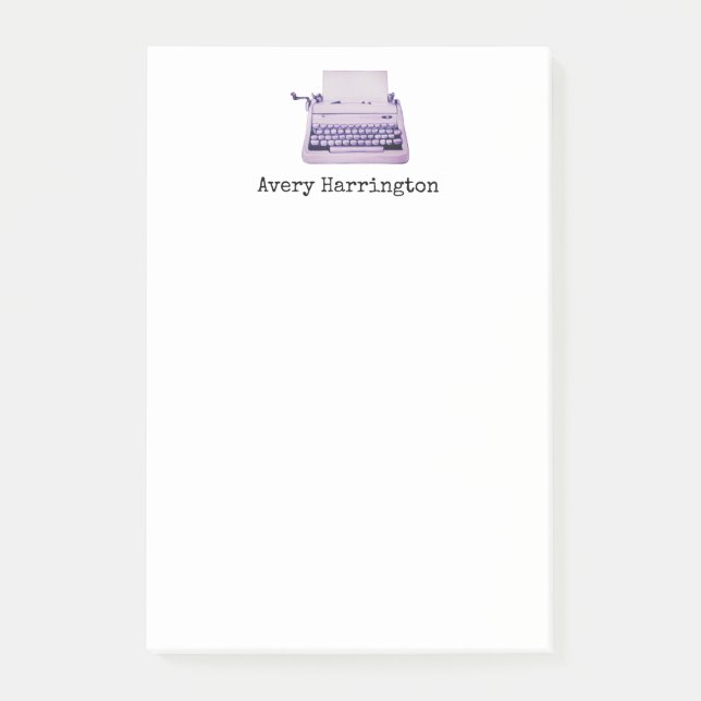 Notas Post-it® Máquina retro Academia oscura personalizada (Anverso)