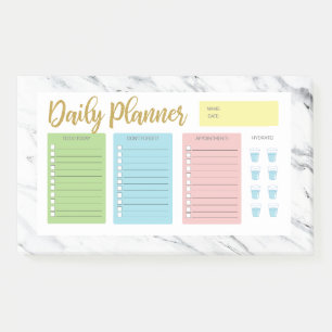 Notas Post-it® Marble Daily Planner