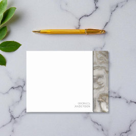 Notas Post-it® Marble Marble con nombre
