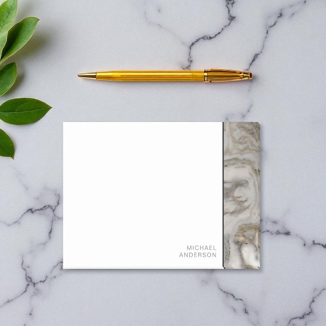 Notas Post-it® Marble Marble con nombre (Subido por el creador)