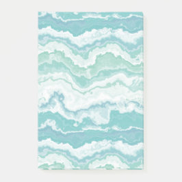 Notas Post-it® marbled sea foam :