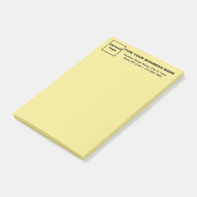 Notas Post-it® Marca comercial sobre el título de "Amarillo largo (En perspectiva)
