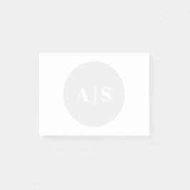 Notas Post-it® Marca de agua simple monográfica