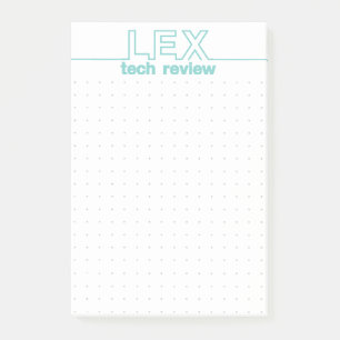 Notas Post-it® Marca de LEX TECH REVIEW Company