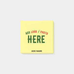 NOTAS POST-IT® MARCA VERIFICADA AMARILLA PASTEL PERSONALIZADO MOD