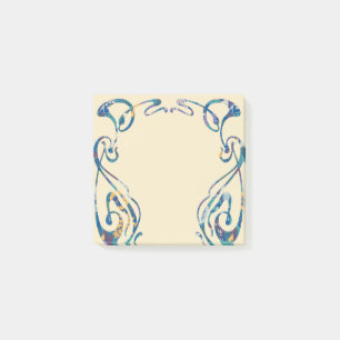 Notas Post-it® Marco art nouveau floral