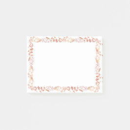 Notas Post-it® Marco floral