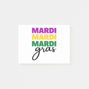 Notas Post-it® Mardi Gras