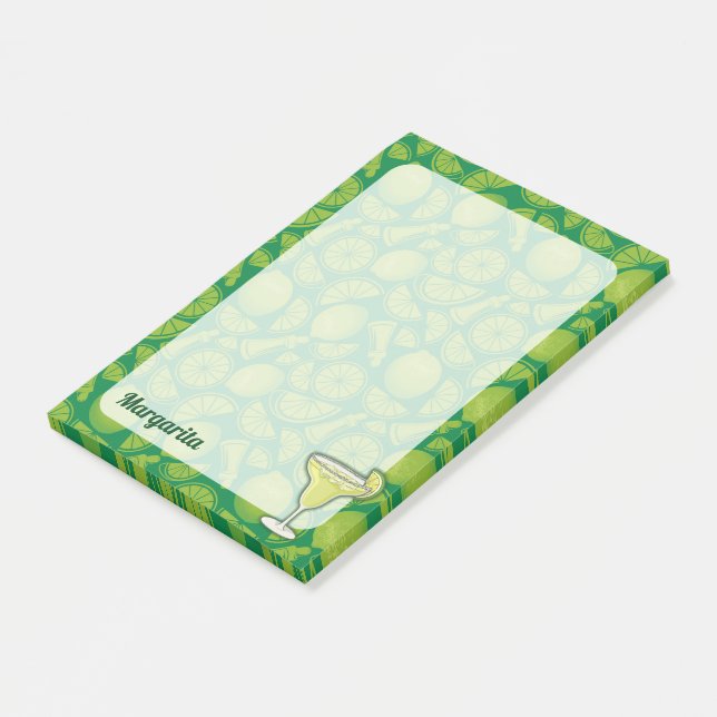Notas Post-it® Margarita Cocktail (En perspectiva)