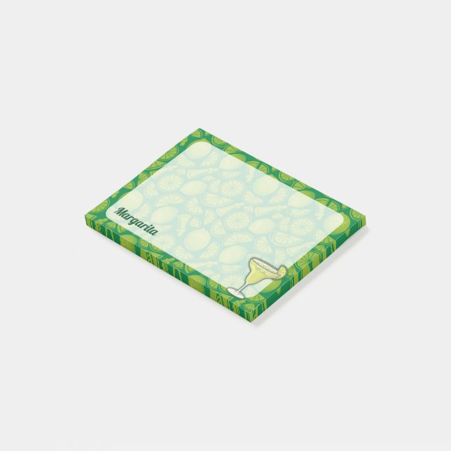 Notas Post-it® Margarita Cocktail (En perspectiva)