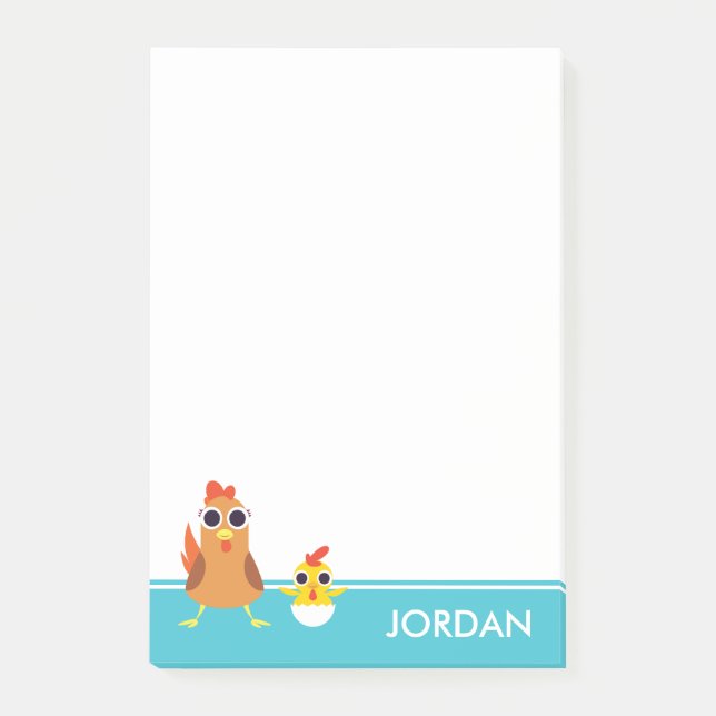 Notas Post-it® Maria y bandido los pollos (Anverso)