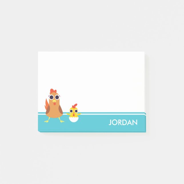 Notas Post-it® Maria y bandido los pollos (Anverso)