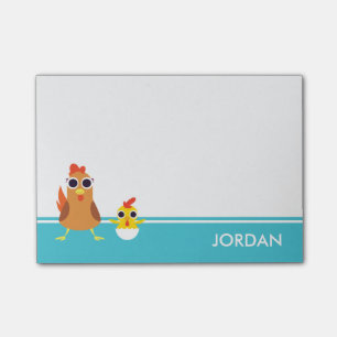 Notas Post-it® Maria y bandido los pollos