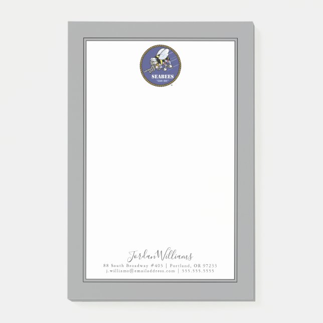 Notas Post-it® Marina de Estados Unidos | Marinos (Anverso)