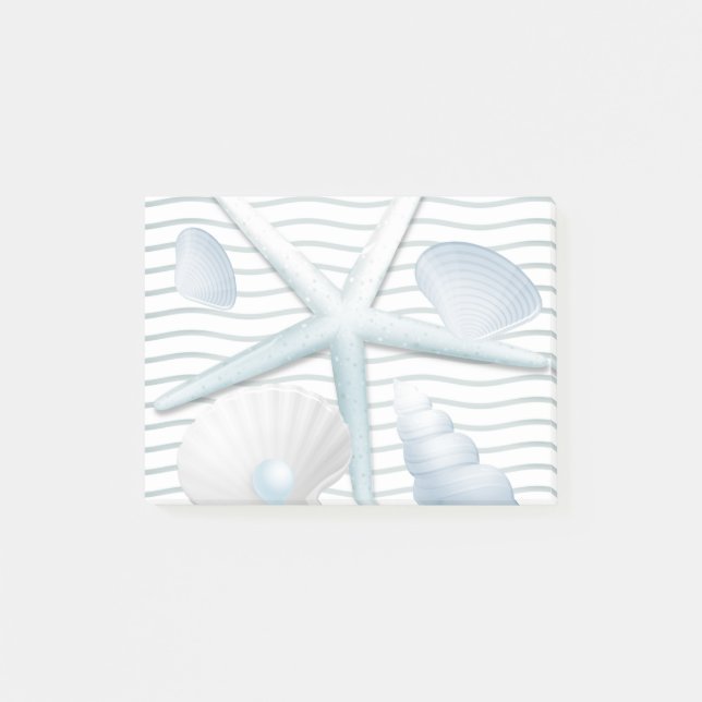 Notas Post-it® Marinas y Perlas (Anverso)
