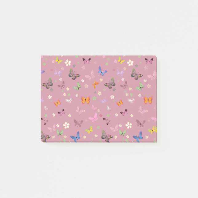 Notas Post-it® Mariposa (Anverso)
