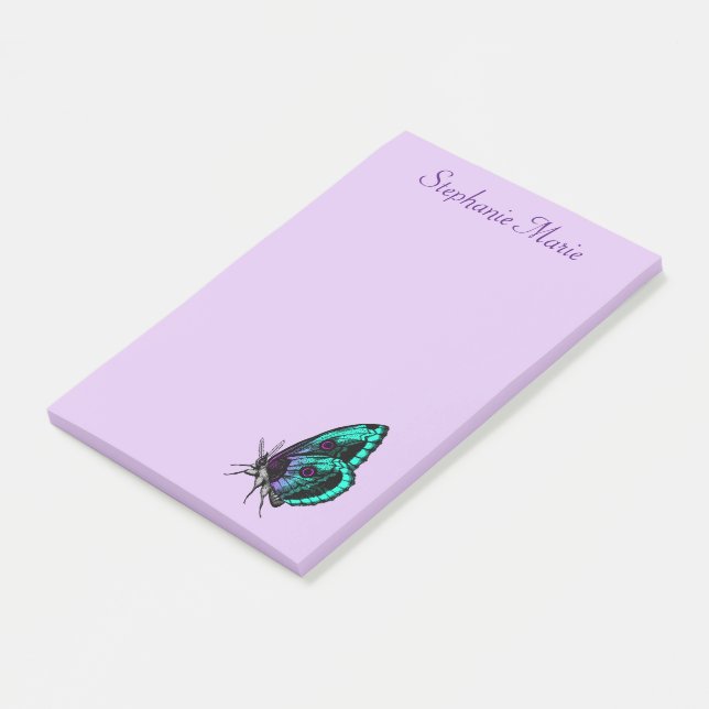 Notas Post-it® Mariposa (En perspectiva)