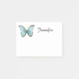 Notas Post-it® Mariposa azul