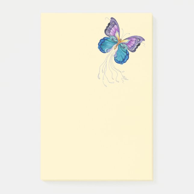 Notas Post-it® Mariposa Fantasiosa (Anverso)