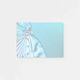 Notas Post-it® Mariposa hermosa foto azul y negro