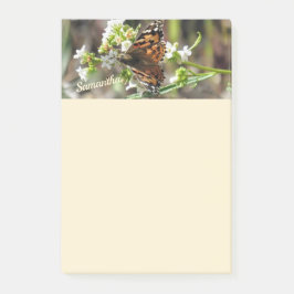 Notas Post-it® Mariposa personalizada 4x6