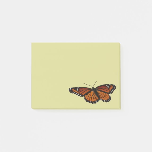 Notas Post-it® Mariposa Viceroy Hermosa Fotografía de la Naturale (Anverso)