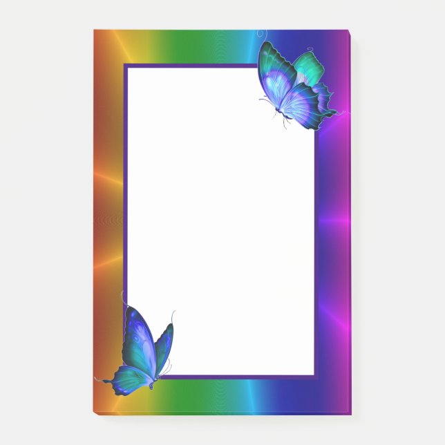 Notas Post-it® Mariposas (Anverso)