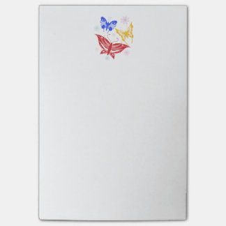 NOTAS POST-IT® MARIPOSAS COLORIDAS