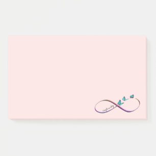 Notas Post-it® mariposas infinitas