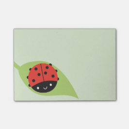 Notas Post-it® Mariquita de Kawaii