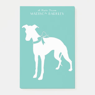 Notas Post-it® Mariquita de perro de Whippet