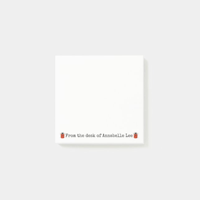 Notas Post-it® Mariquitas (Anverso)