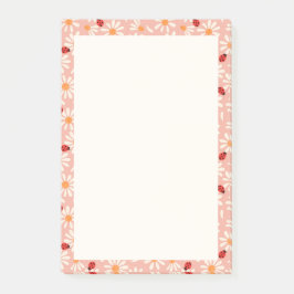 Notas Post-it® Mariquitas y margaritas