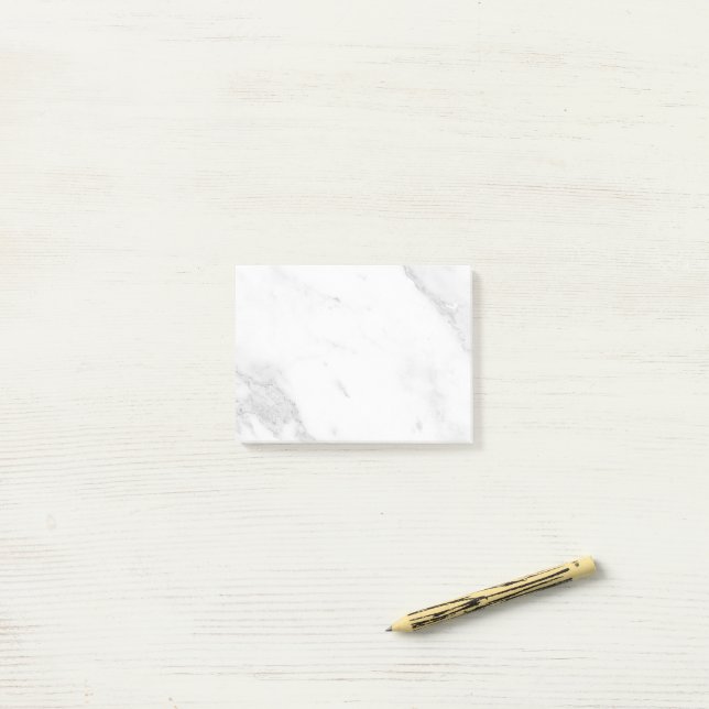 Notas Post-it® Mármol Blanco (Escritorio)