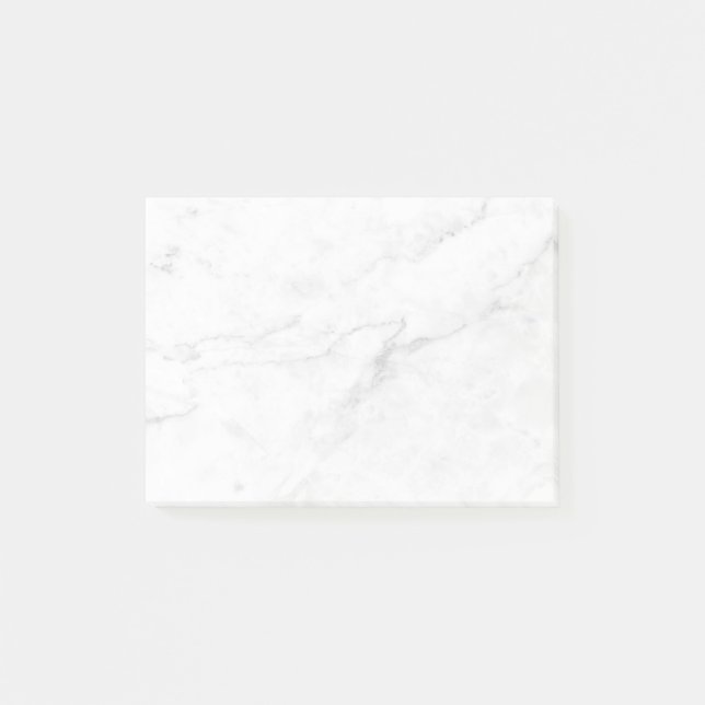 Notas Post-it® Mármol Blanco (Anverso)