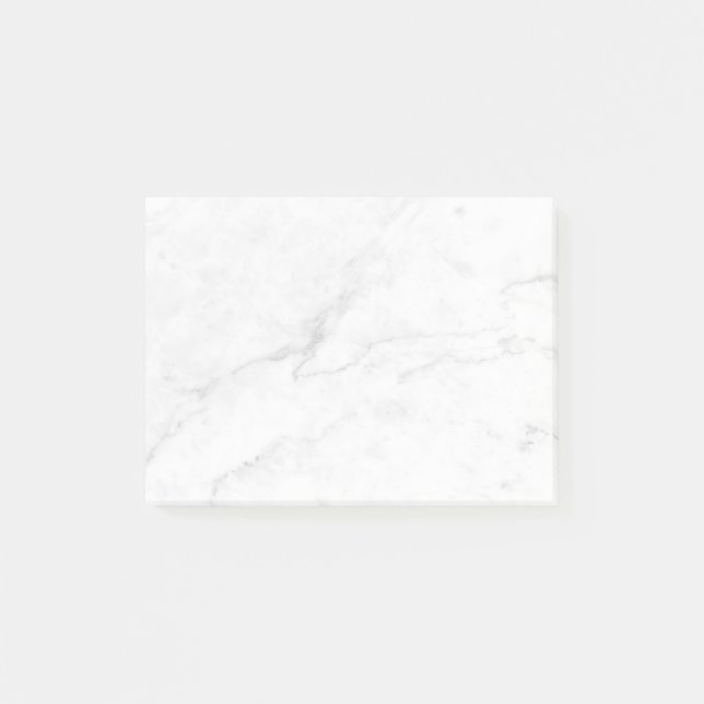 Notas Post-it® Mármol Blanco (Anverso)