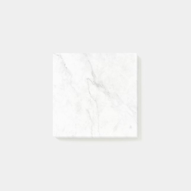 Notas Post-it® Mármol Blanco (Anverso)