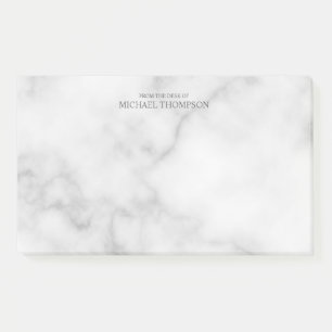 Notas Post-it® Mármol blanco profesional