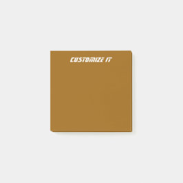 Notas Post-it® Marrón