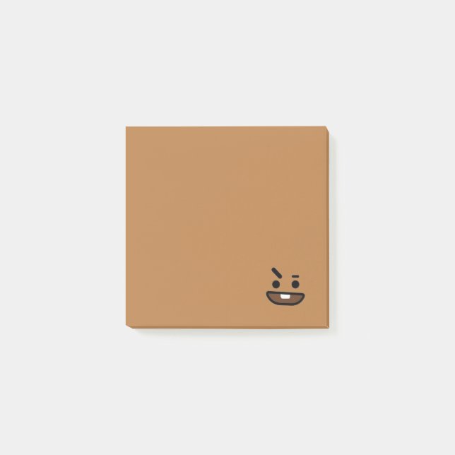 Notas Post-it® Marrón oscuro y claro (Anverso)