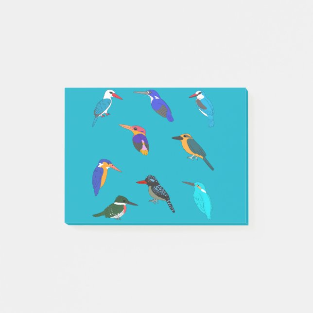 Notas Post-it® Martines pescadores (Anverso)