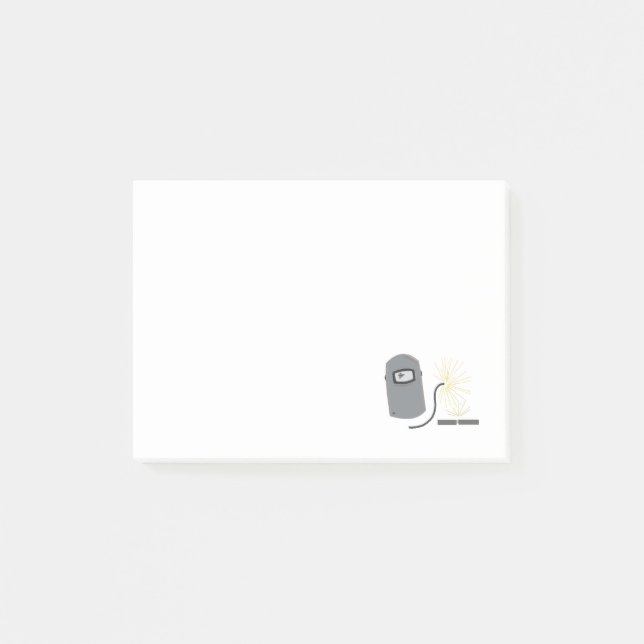 Notas Post-it® Máscara de soldadura y antorcha (Anverso)