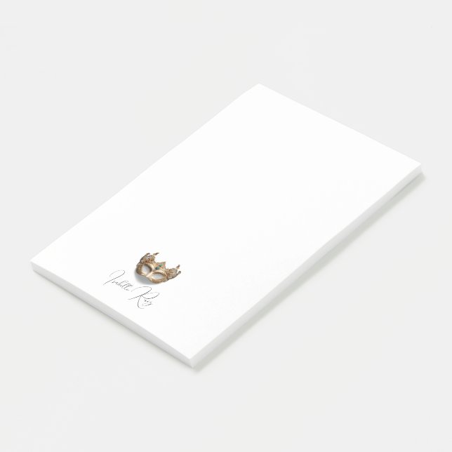 Notas Post-it® Máscara personalizada de Masquerade (En perspectiva)